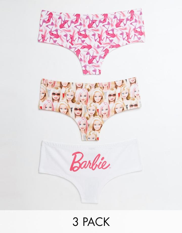 Asos Barbie 3 Pack Cheeky Pants - Multi