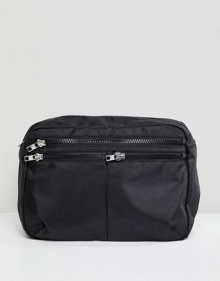 Weekday Shoulder X-body Bag - Black