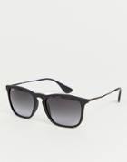 Ray-ban 0rb4187 Square Sunglasses - Black