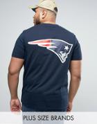 Majestic Plus Patriots Longline T-shirt - Navy