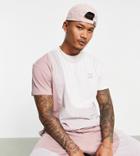 Puma Convey Logo T-shirt In Multi Taupe Exclusive To Asos-grey