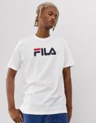 Fila Eagle T-shirt With Large Logo In White - White