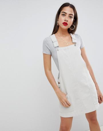 Liquor N Poker Cord Overall Dress - Purple