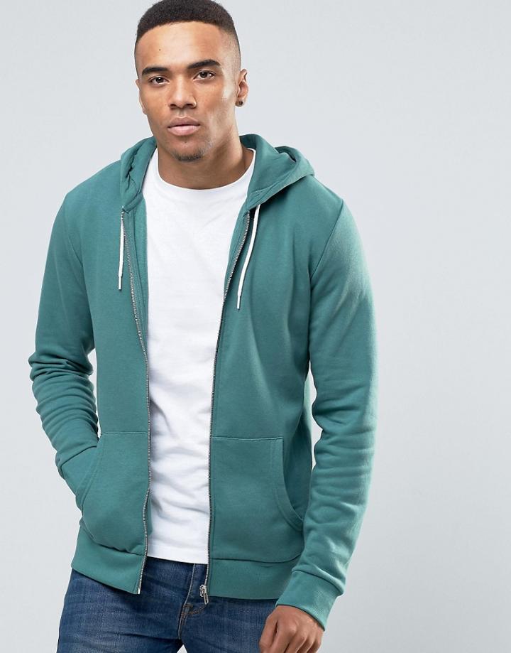 New Look Hoodie In Green - Green