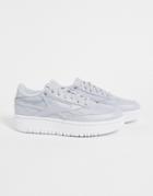 Reebok Club C Double Sneakers In Gray-grey