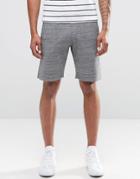 Celio Jersey Short With All Over Print Detail - Black