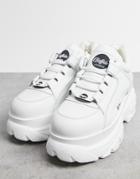 Buffalo Classic Chunky Sole Sneakers In White