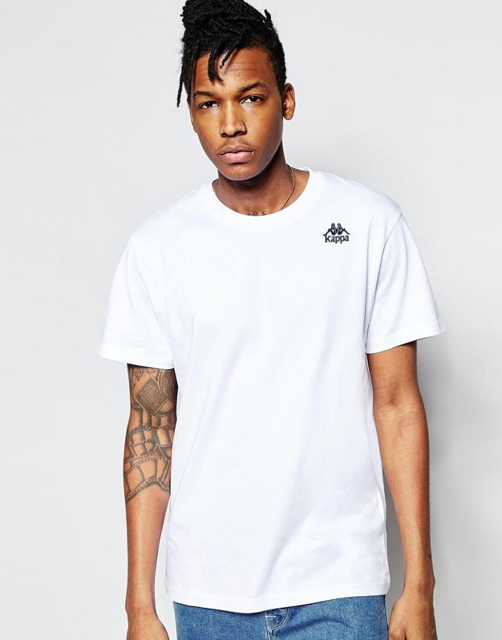Kappa T-shirt With Small Logo - White