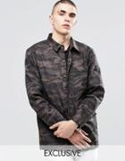 Don't Ask My Plan Camo Jacket - Brown