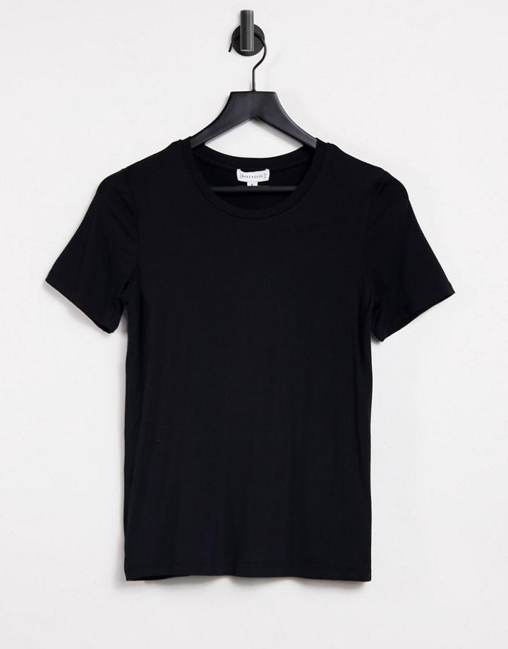 Warehouse Casual Fit T-shirt In Black