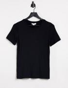 Warehouse Casual Fit T-shirt In Black