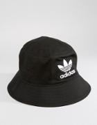 Adidas Originals Bucket Hat In Black Bk7345 - Black