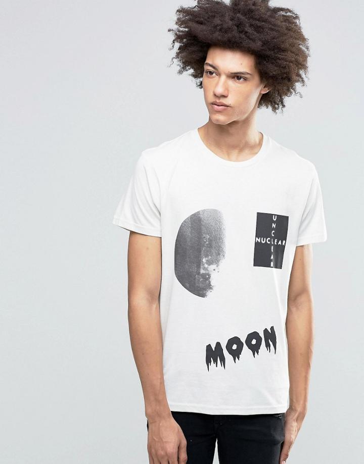 Cheap Monday Moon Collage T-shirt - White