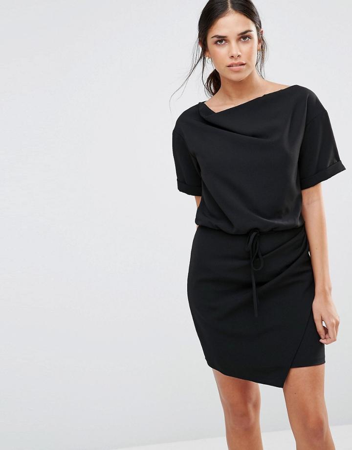 Isla Eclipse Mini Dress - Black