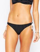 Sunseeker Stripe Tie Side Bikini Bottom