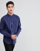 Bellfield Long Sleeve Shirt - Navy