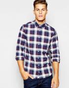 Tommy Hilfiger Shirt Inh Large Check Red - Red
