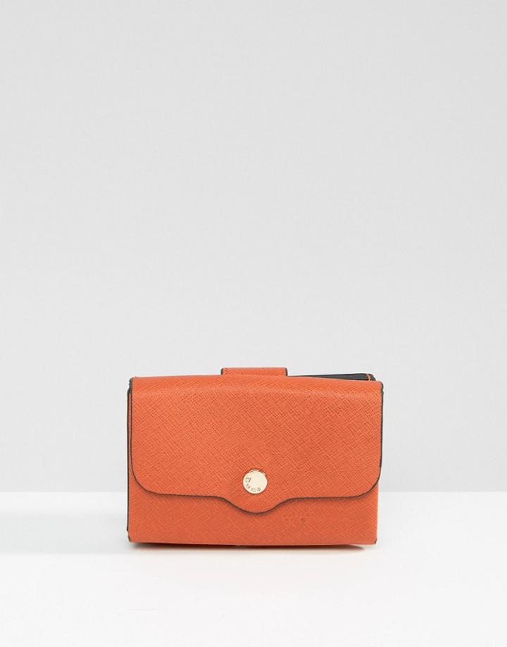 Dune Fold Over Coin Purse - Orange