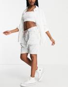 Free People Easy Rider Harem Shorts In Ivory-white