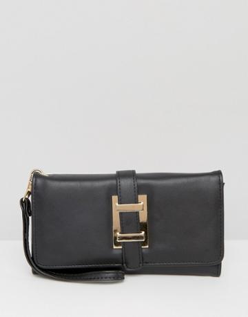 Yoki Fashion Fold Over Purse - Black