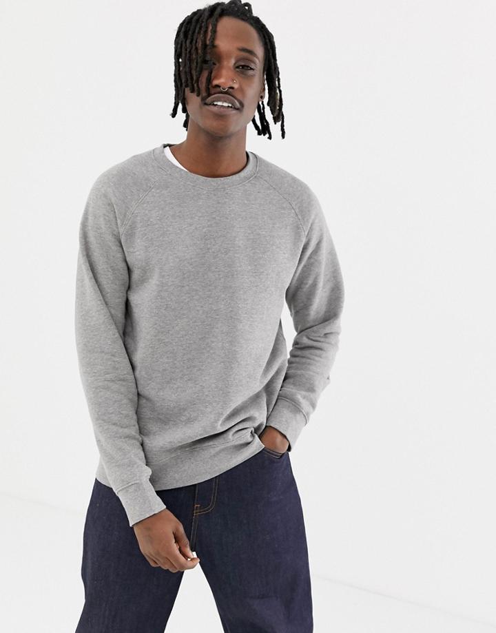 Weekday Paris Sweatshirt In Gray - Gray