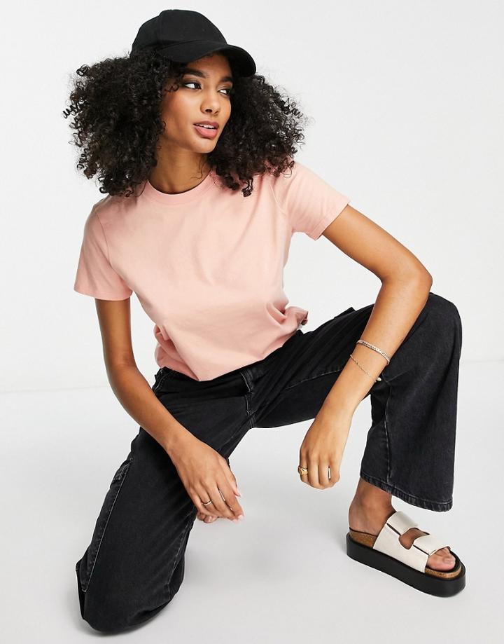 French Connection Boyfriend T-shirt In Coral Pink