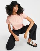 French Connection Boyfriend T-shirt In Coral Pink