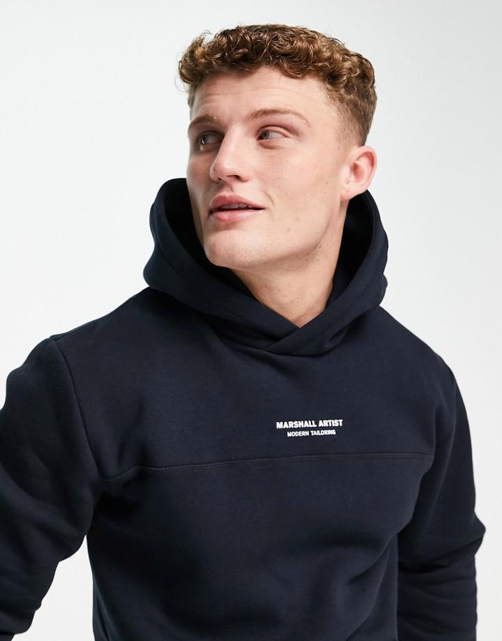 Marshall Artist Siren Hoodie In Navy