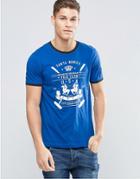 Santa Monica Polo Club Dual T-shirt - Blue