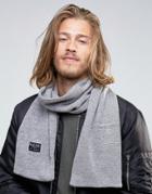 Nicce Marl Scarf In Gray - Gray