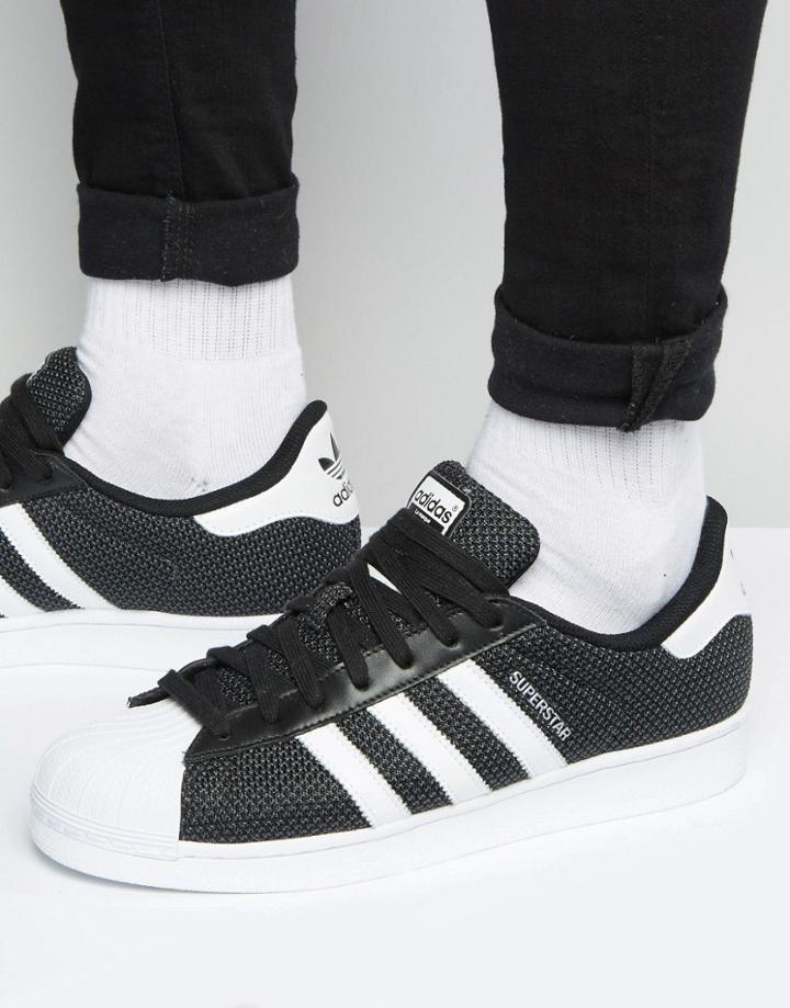 Adidas Originals Superstar Sneakers In Black S75963 - Black