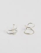 Kingsley Ryan Sterling Silver Ear Cuff Multipack - Silver