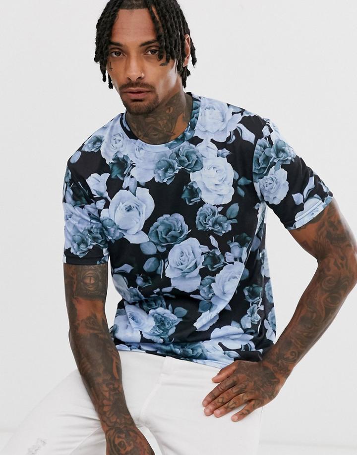 Bolongaro Trevor Floral Print T-shirt - Black