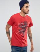 Lambretta Lion T-shirt - Red