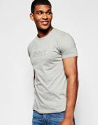 Dkny T-shirt Rubber Chest Print - Gray