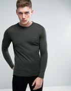 Lindbergh Sweater In Green Merino Wool - Green