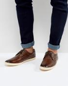 Base London Concert Leather Shoes - Brown