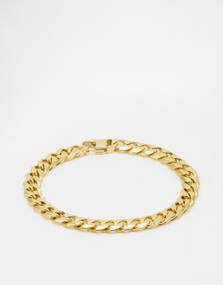 Mister Chain Link Bracelet - Gold