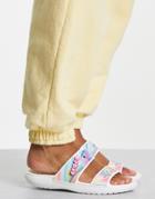 Crocs Classic Out Of This World Sandals In Rainbow Marble-multi