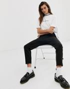 Fred Perry High Neck T-shirt - White