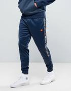 Ellesse Poly Joggers With Taping - Navy