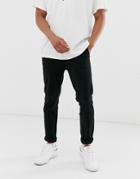 Jack & Jones Intelligence Slim Fit Chinos In Black