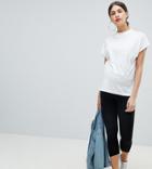 Asos Design Maternity Over The Knee Leggings - Black