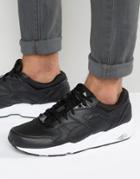 Puma R698 Leather Sneakers - Black