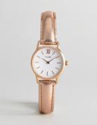 Cluse Rose Gold Metallic Vedette Leather Watch - Gold