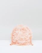 Asos Wedding Soft Floral Pouch Bag - Pink