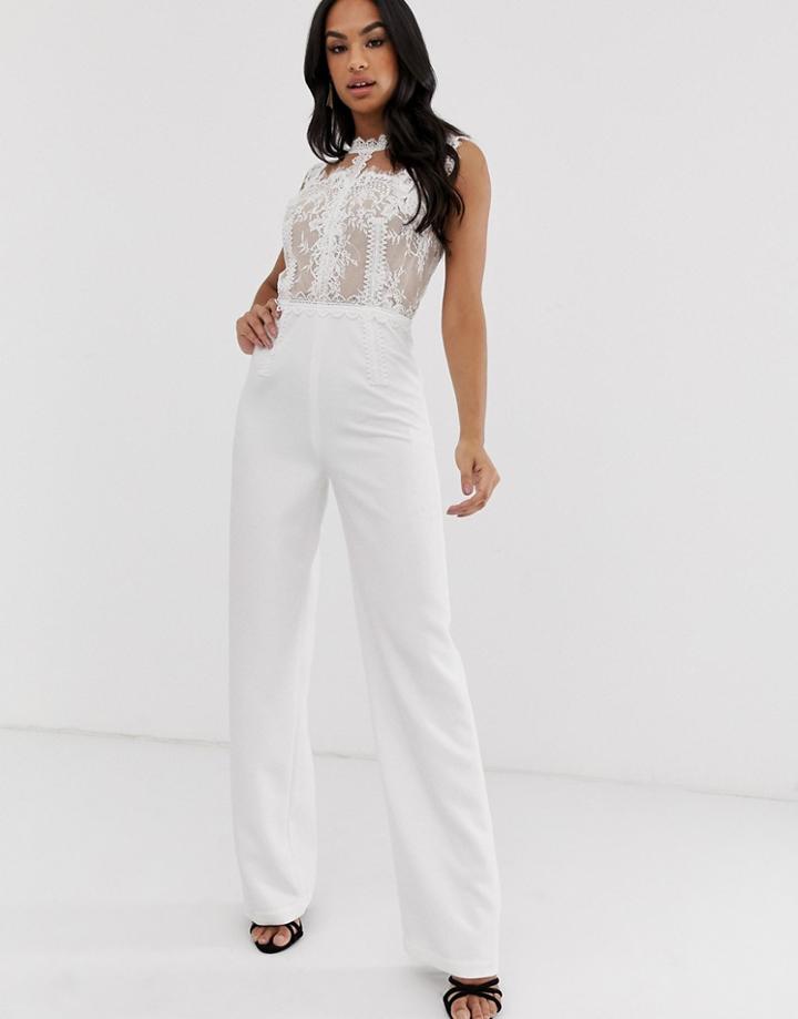 Bronx & Banco Charlotte Lace Jumpsuit