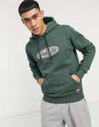 Arcminute Hoodie With Chest Print In Green
