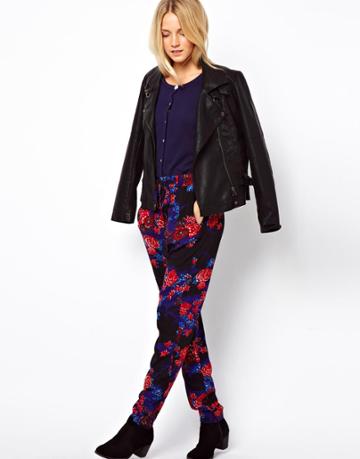 French Connection Pants In Floral Print