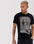 Religion T-shirt Tattoo Print - Black